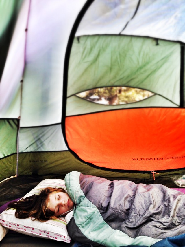 Camping with an angel