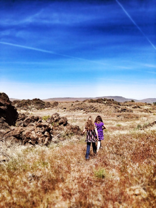 cousins on the trail