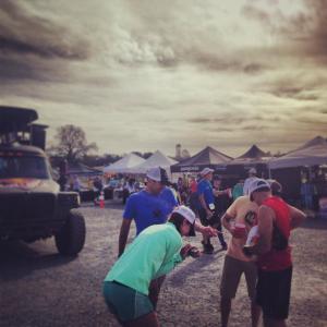 finish line party, photo by Jenelle