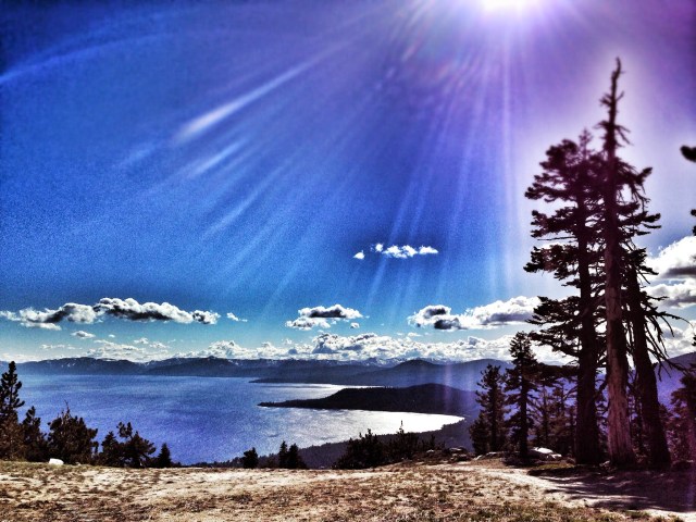 the view from the Diamond Peak Climb
