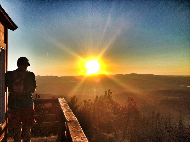 JP at the Martis Fire Lookout