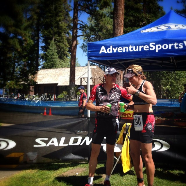 Scott and Karyn at the awards ceremony