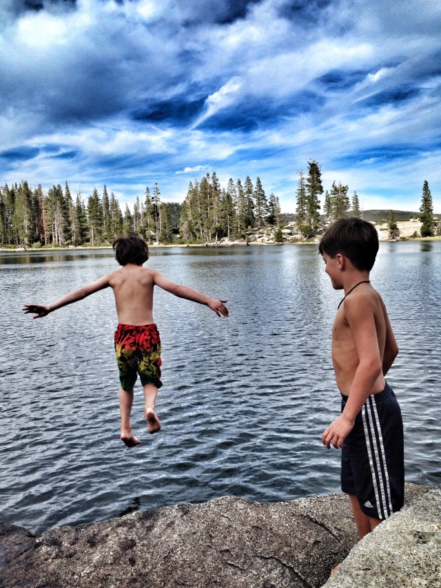 I was freezing at this point, but they kept going