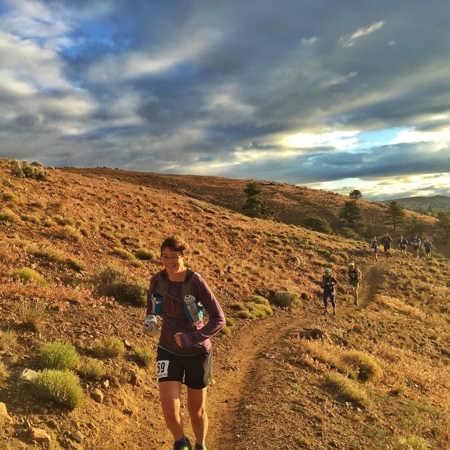 Clair Danes, with Nettie behind her