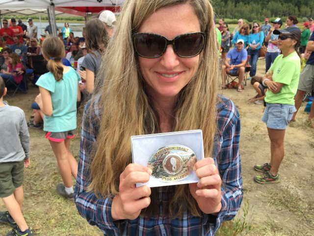 me and my shiny new buckle. picture by JP