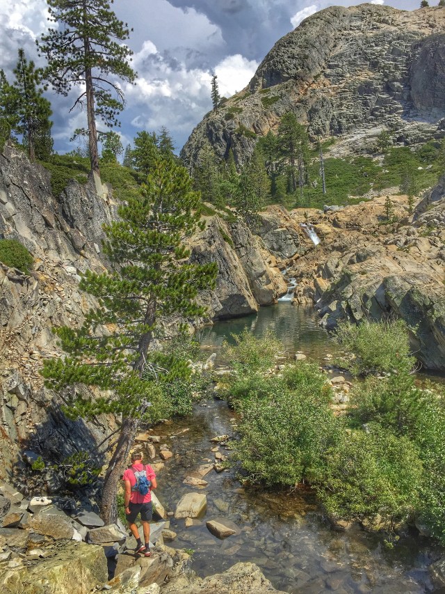 back to our lake, but not quite at the right spot -