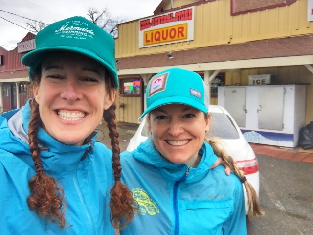 pre-race, hanging out at the Liquor Store. Photo: Gretchen