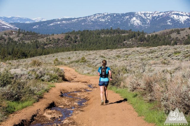 running down from Peavine